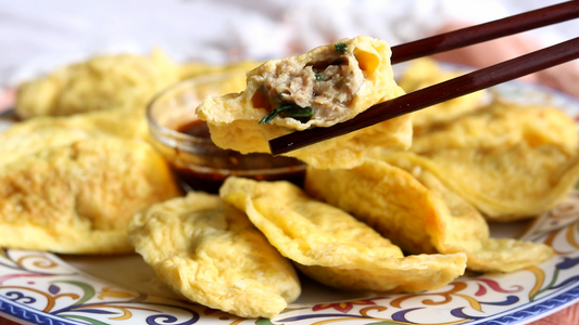 NO DOUGH DUMPLINGS! Egg Dumplings Recipe
