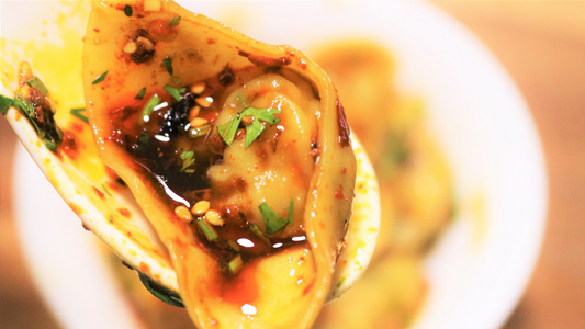 Wontons in Chili Oil