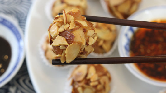 Crispy Almond Covered Shrimp Balls