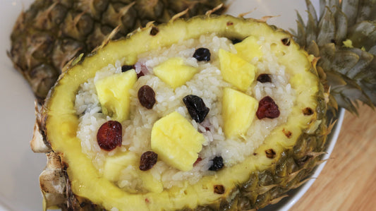 Pineapple Rice Recipe – Similar to Mango Sticky Rice (傣味菠萝饭)