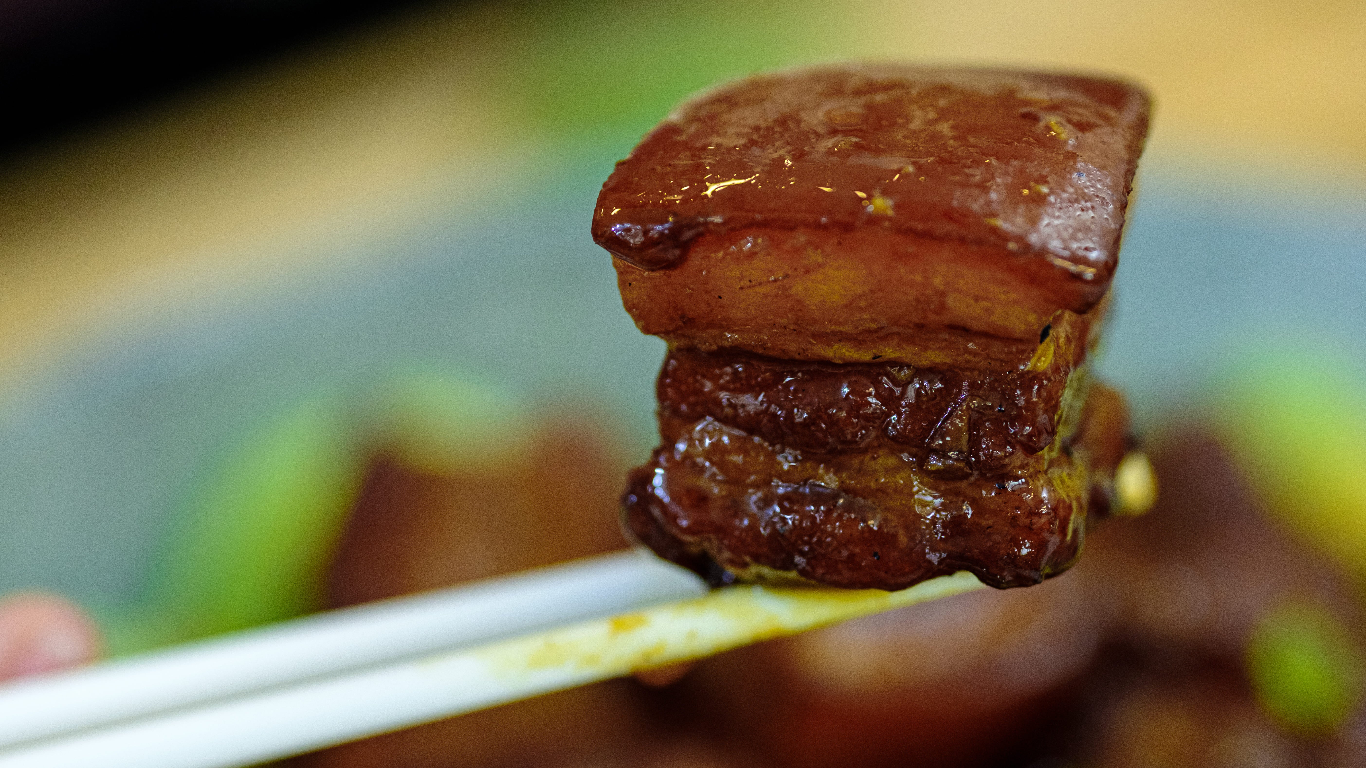 Chinese red-braised pork belly (hong shao rou)