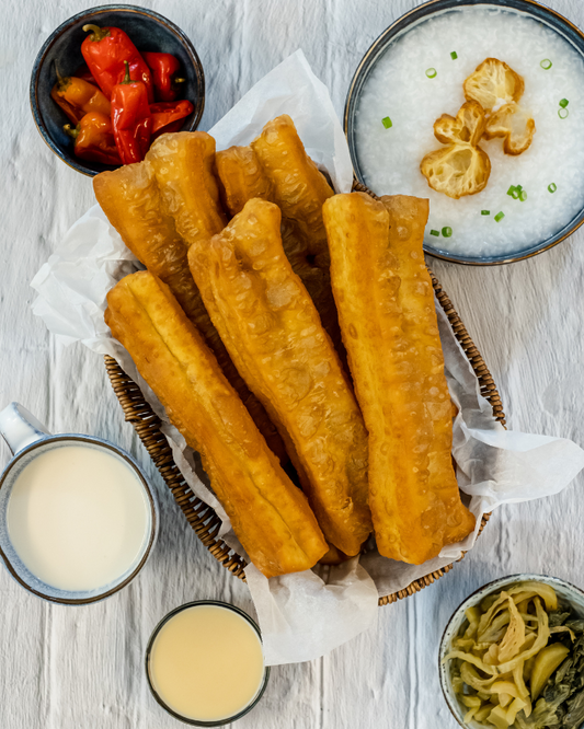 Chinese Deep-Fried Donut Sticks (油条)