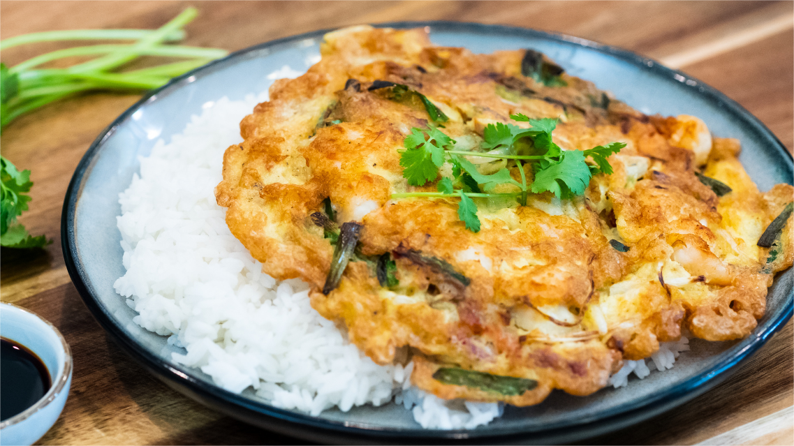 Egg Foo Young (HK Style Omelet)