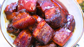 Braised Pork Belly with Fermented Bean Curd in Tea Brine