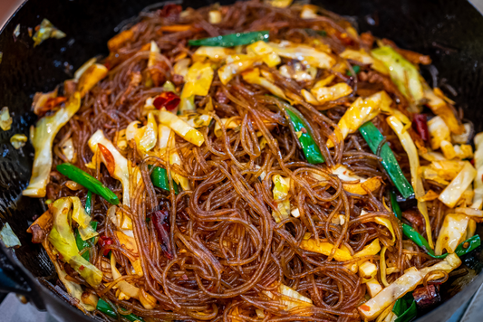 Cabbage Stir Fry Noodles (包菜炒粉条)