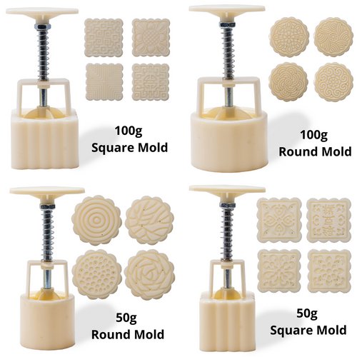 Mooncake-Formen-Set mit 16 Motiven