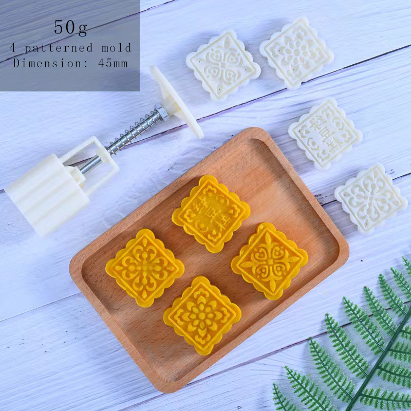 Moon Cake Making Set - 16 Patterns Total