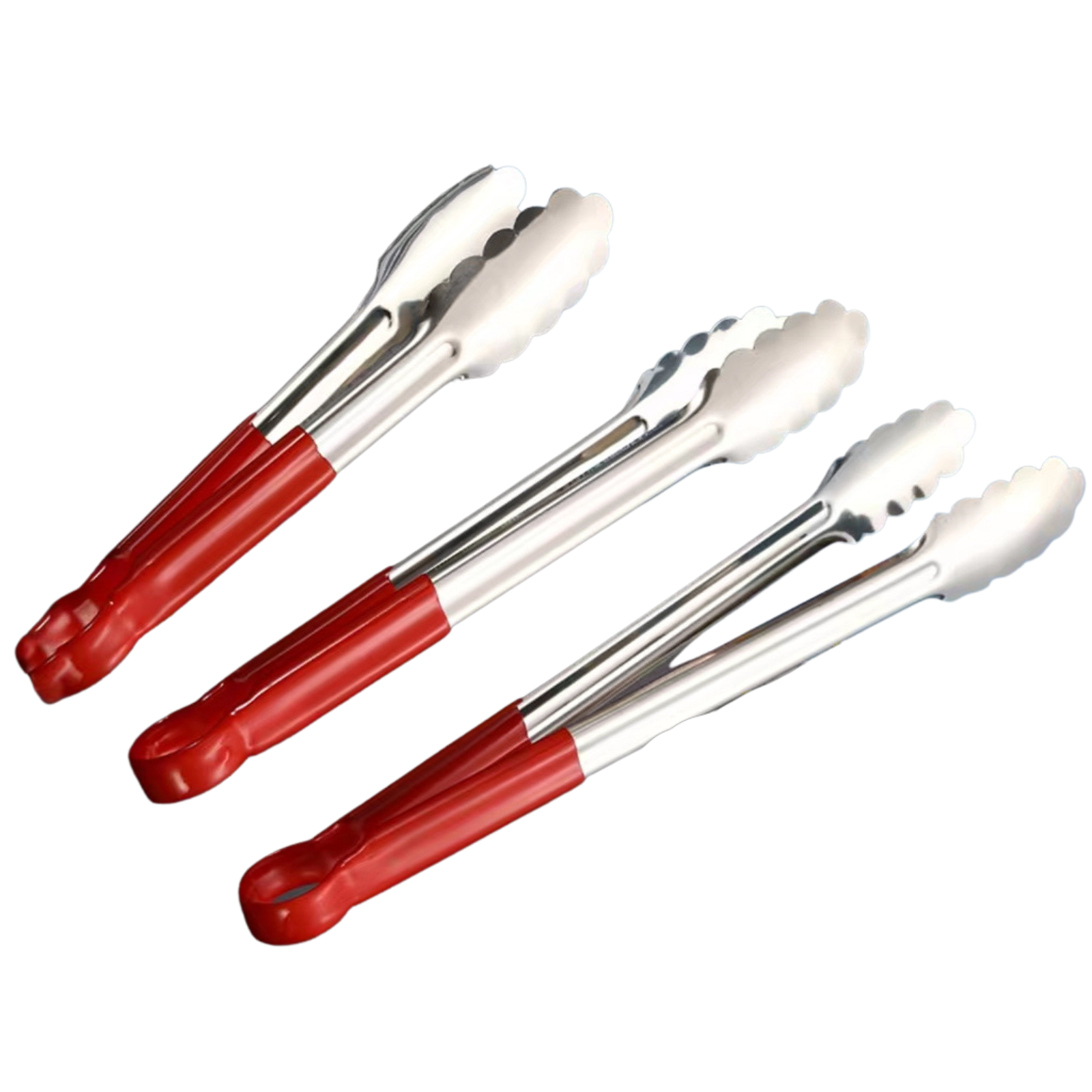 Small Tongs With Silicone Tips 7 Inch Kitchen Tongs – Set Of 3 - Perfect  For Serving Food, Cooking, Salad, Grilling Red - AliExpress