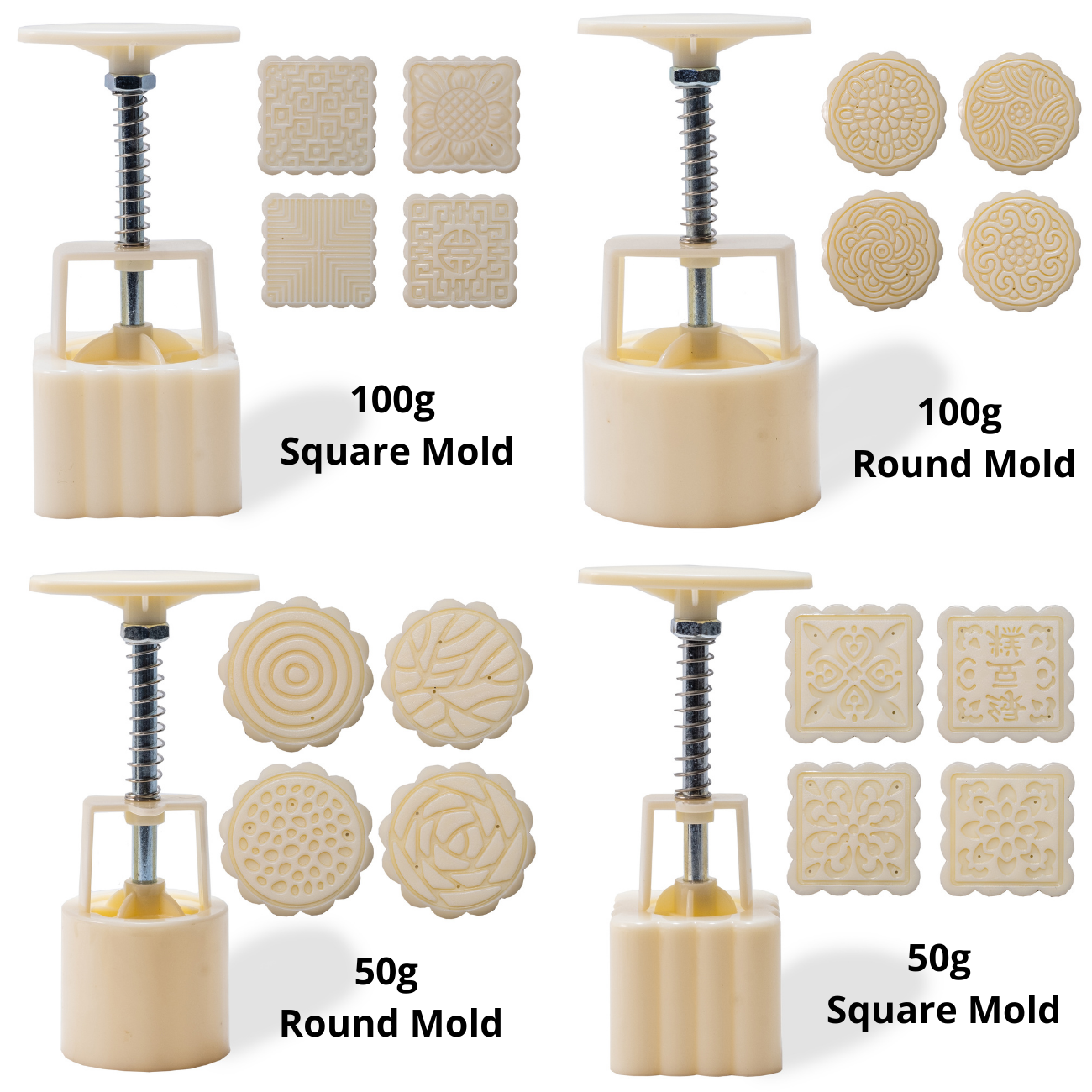 Moon Cake Making Set - 16 Patterns Total