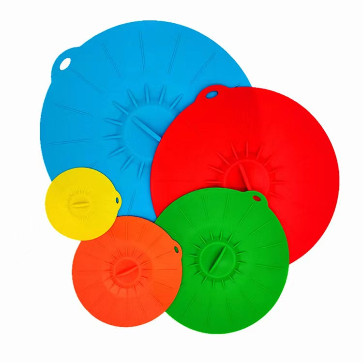 Reusable Silicone Lids - Use less plastic wrap (5 pieces)
