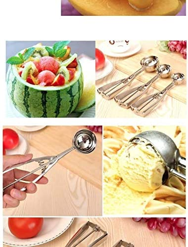 Ice Cream Scoop Set - Can be used for cookies, fruit, meatballs, etc...