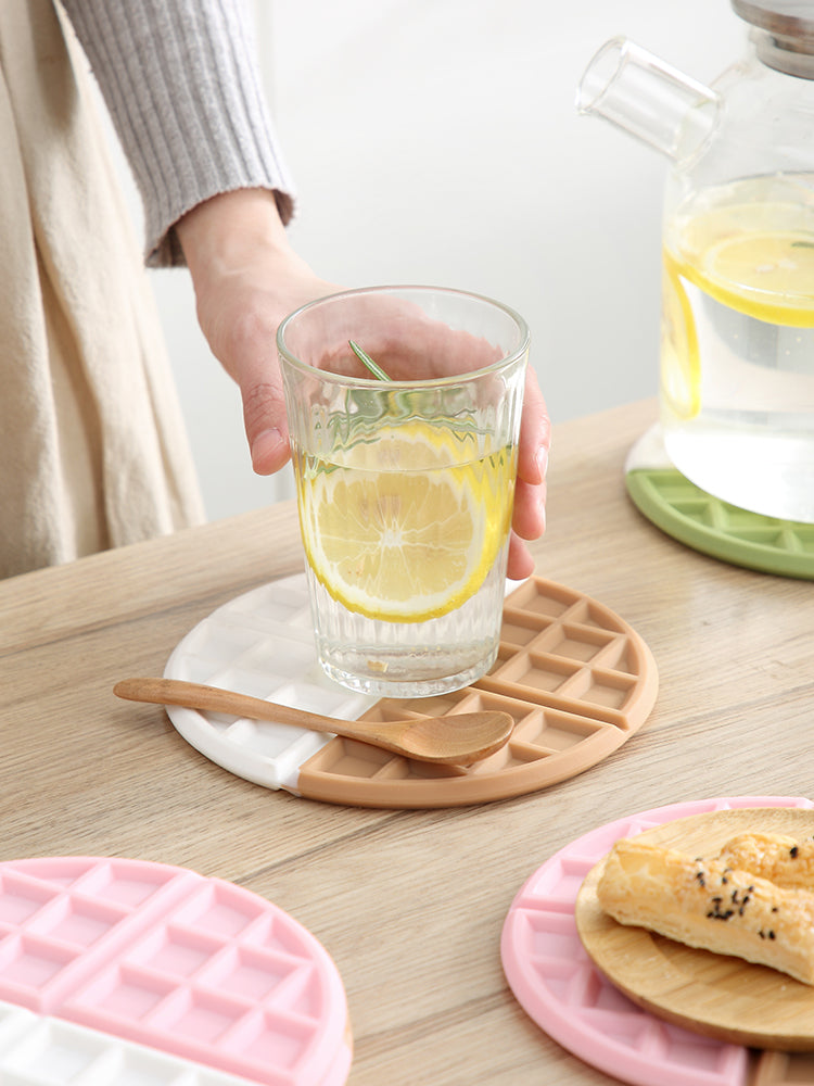 Silicone Trivets - 4 Piece Waffle Set