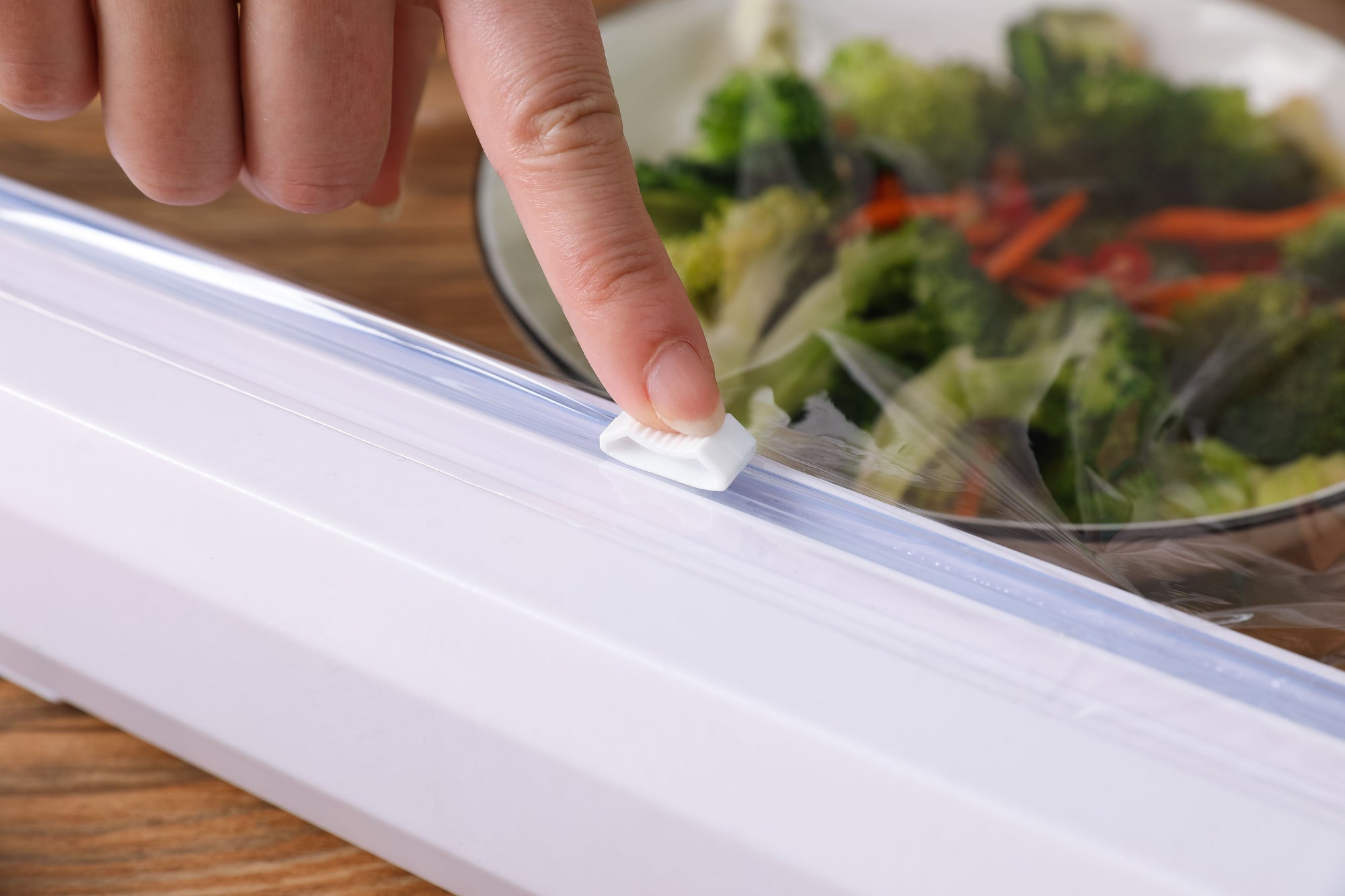 Plastic Wrap Cutter - Mount it somewhere for easy access