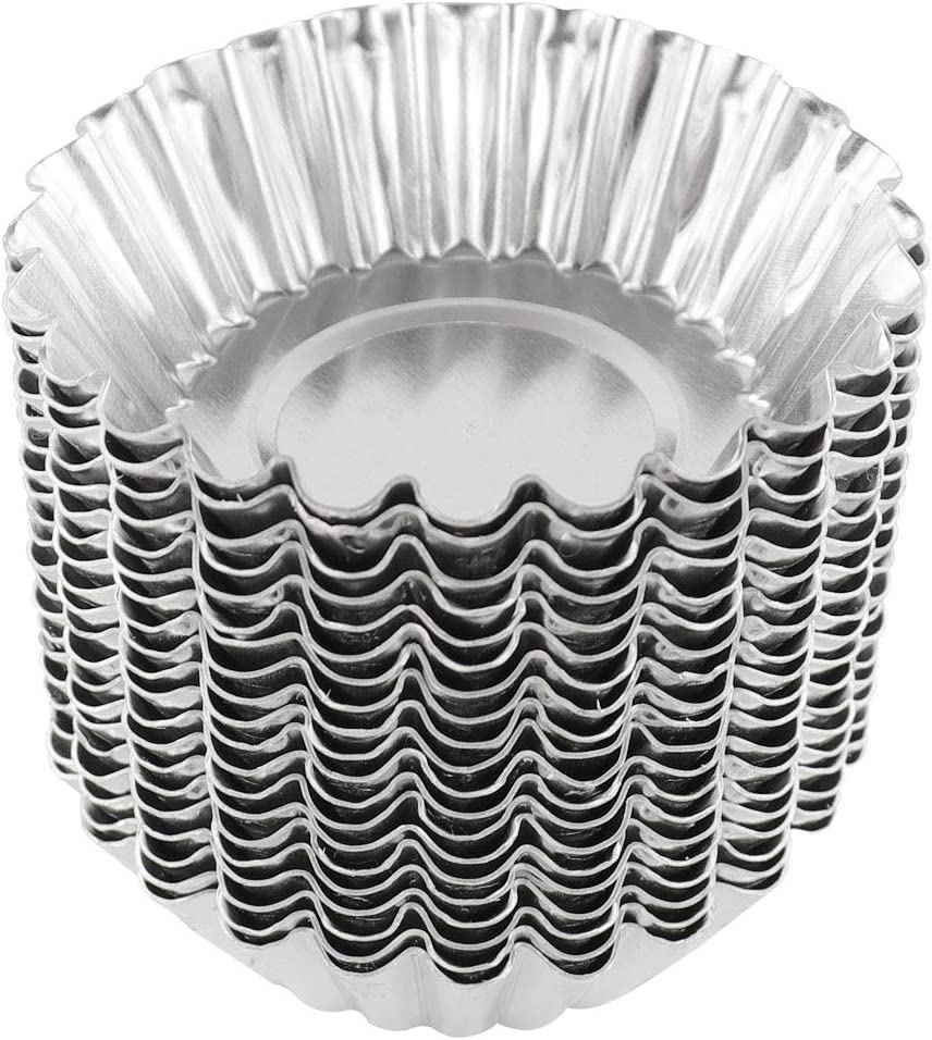 Aluminum Foil Baking Cups, 30Pcs Baking Cups Reusable Aluminum