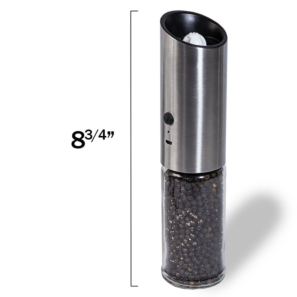 Electric Pepper Mill - Just turn it over and it will grind your pepper!