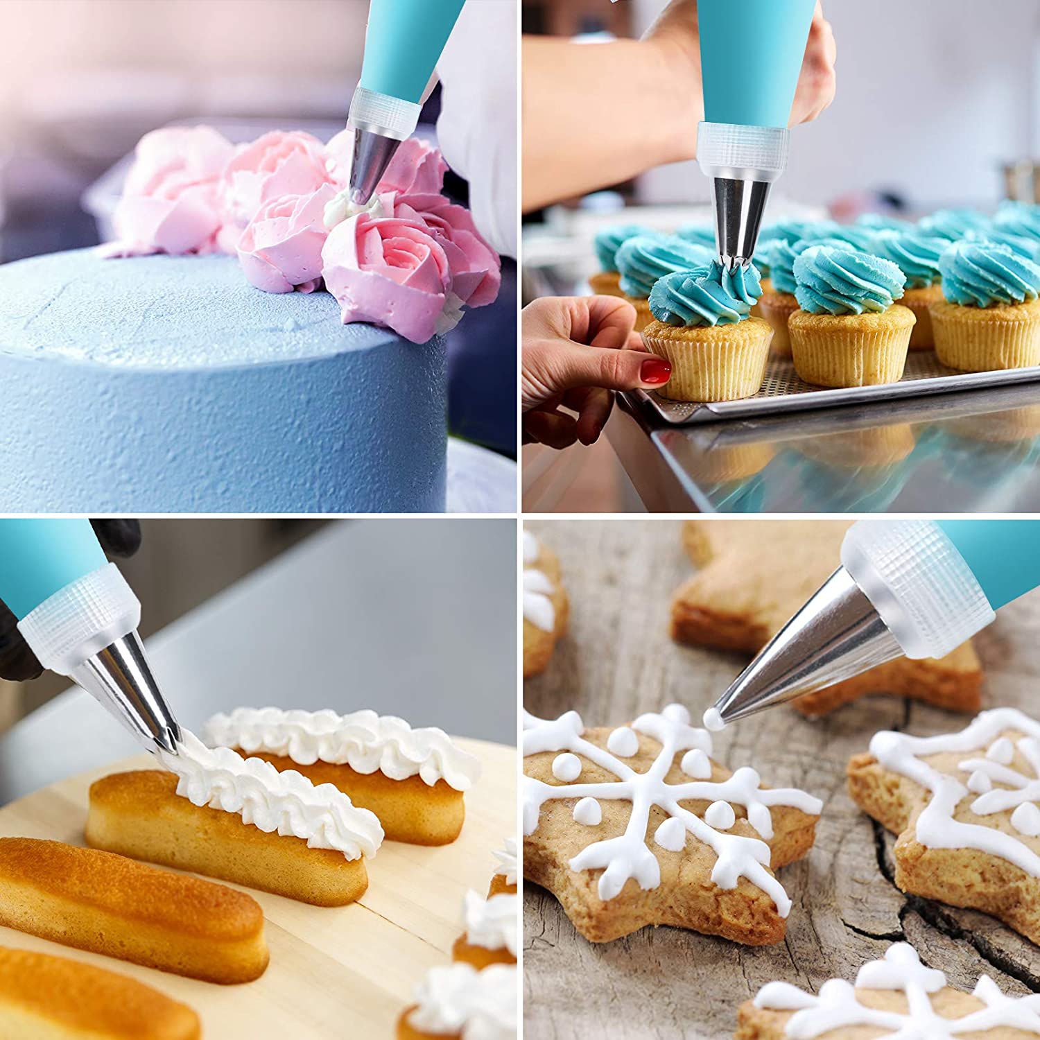 Cake Decorating Kit (64 Pieces Total)