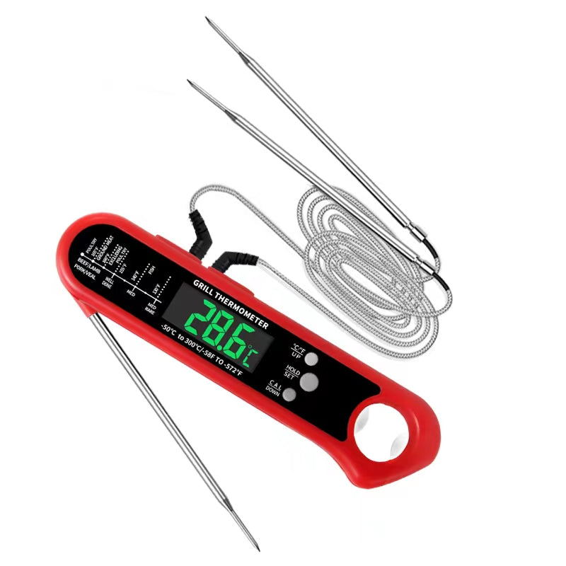 Leave-in Digital Meat Thermometer