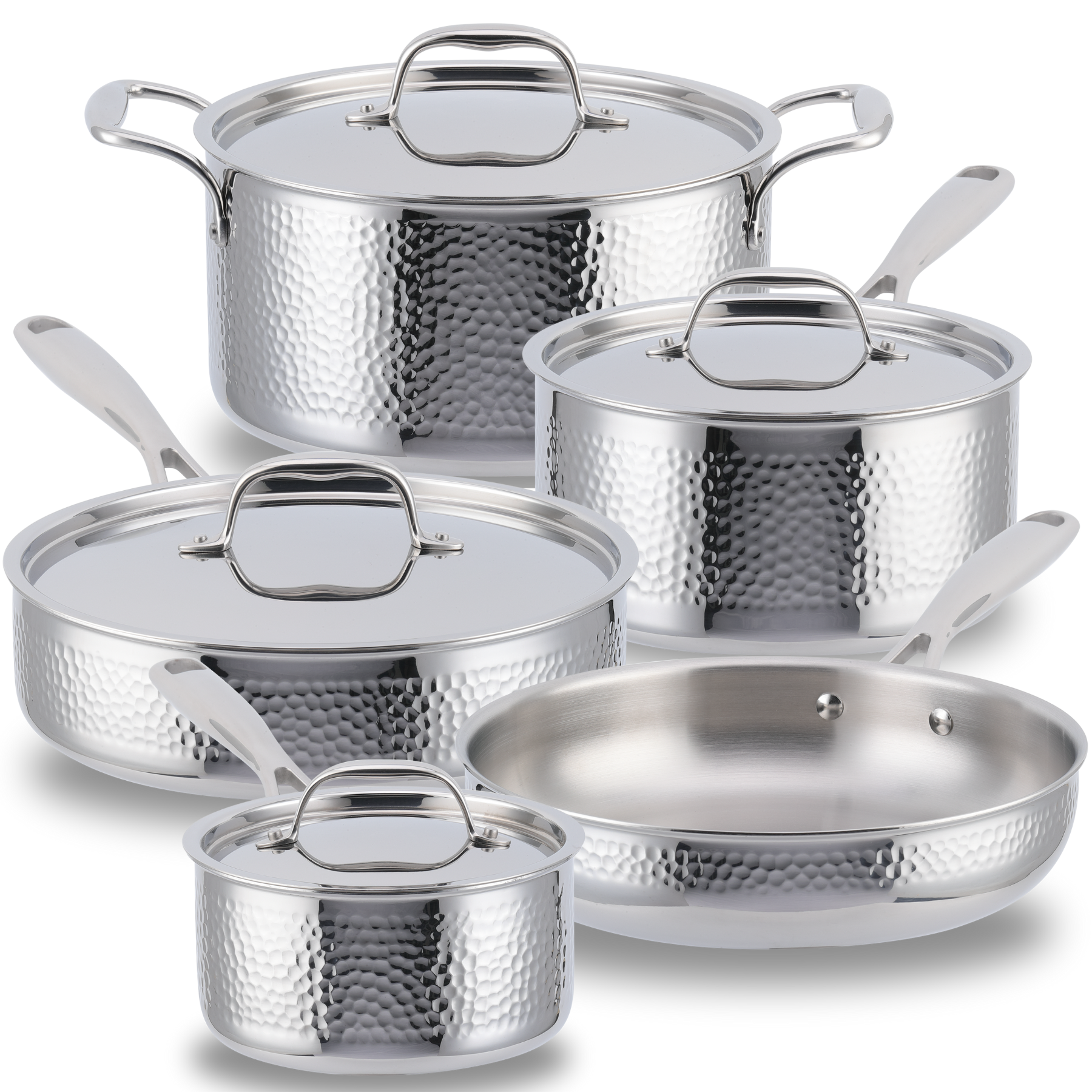Silver Stainless Steel Mini Saute Pan - 9 x 5 1/4 x 1 1/2 - 1 count box