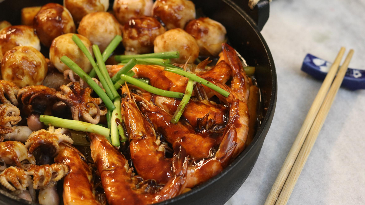 Easy Seafood “Hot Pot” Stew