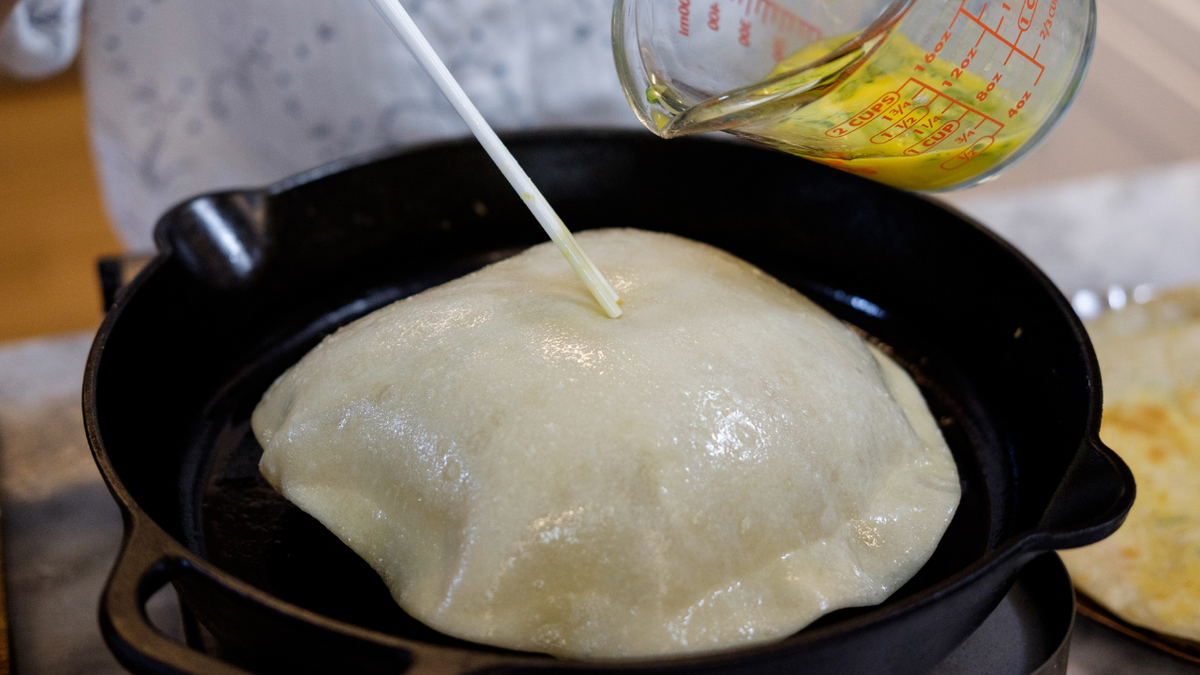 Egg Stuffed Pita