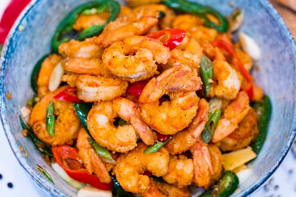 Crispy Salt and Pepper Shrimp