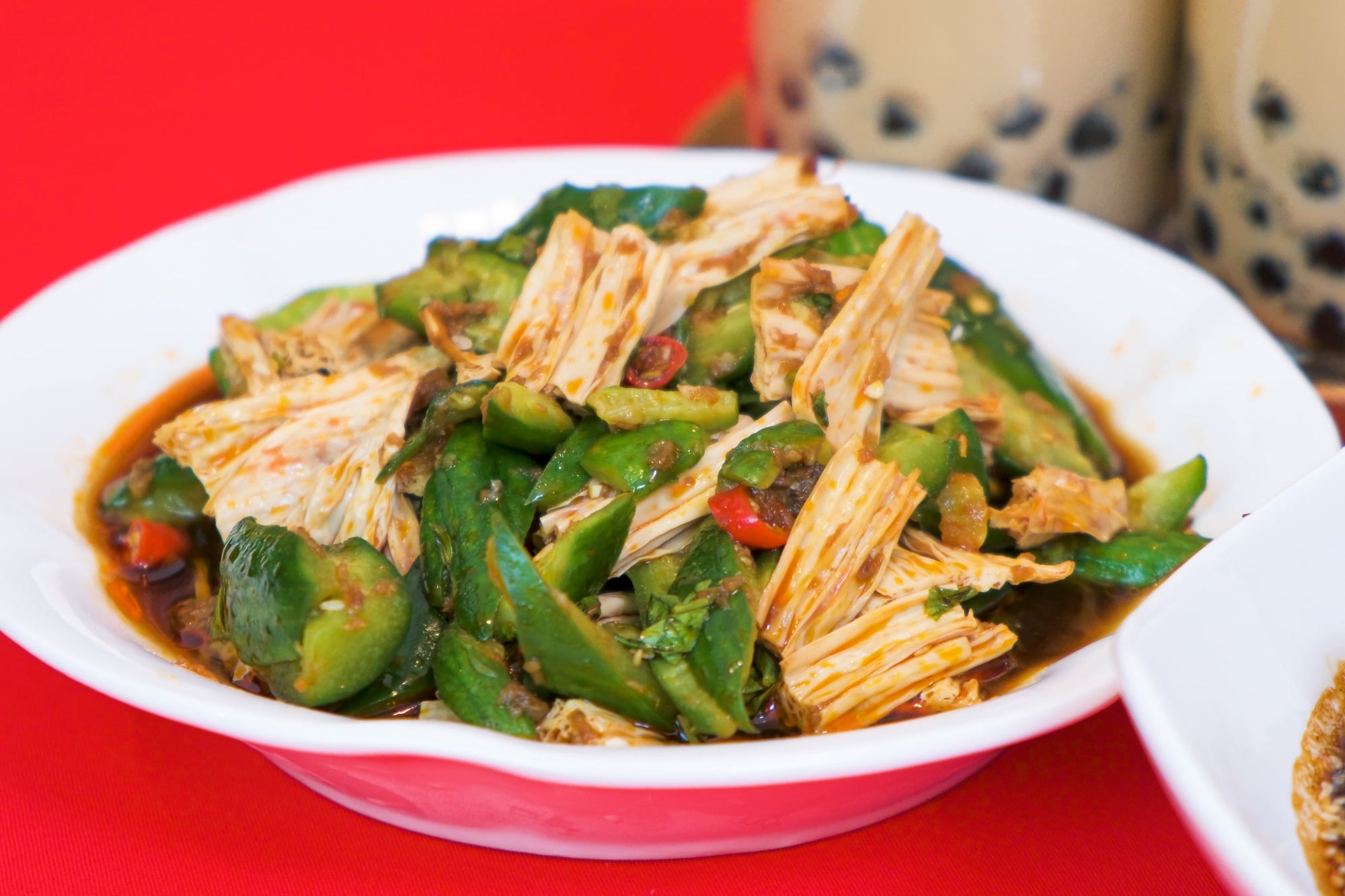 Cucumber Bean Curd Salad