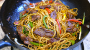 Cantonese Beef Chow Mein