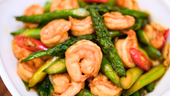 10-Min Asparagus and Shrimp Stir Fry Recipe