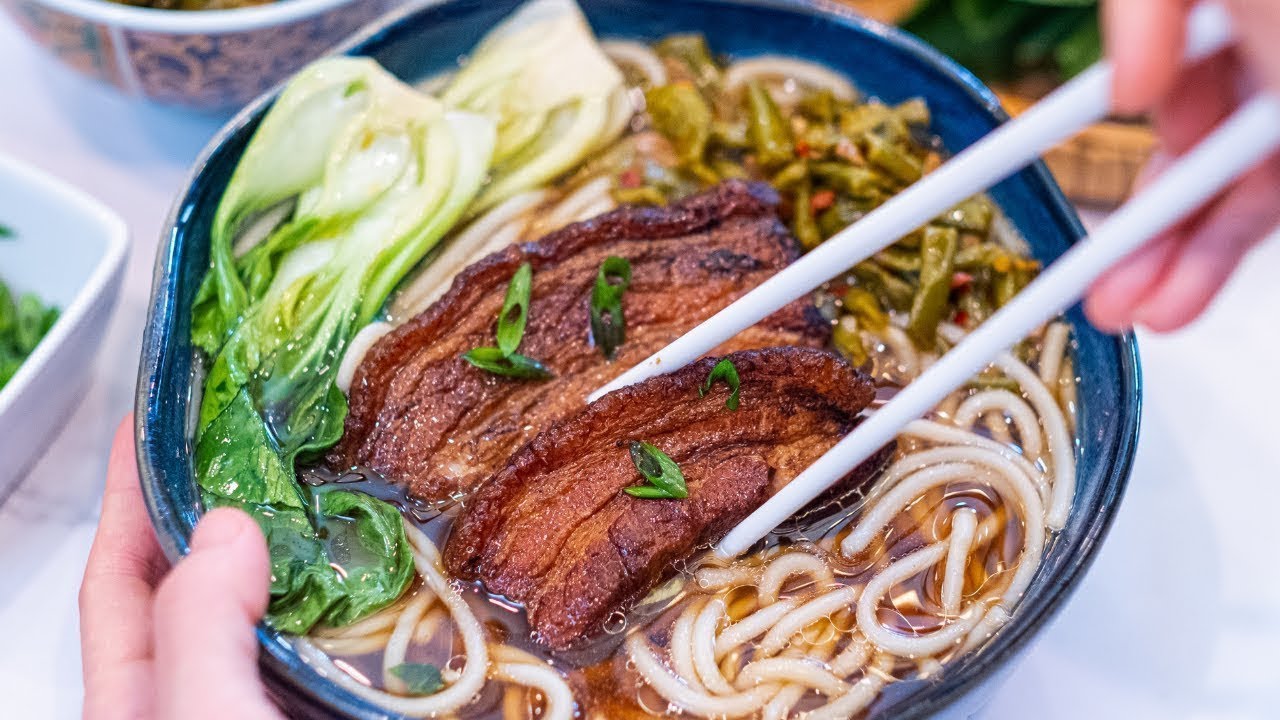 Braised Pork Belly Noodle Soup