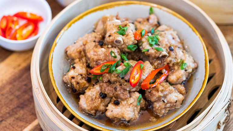 Dim Sum Ribs in Black Bean Sauce