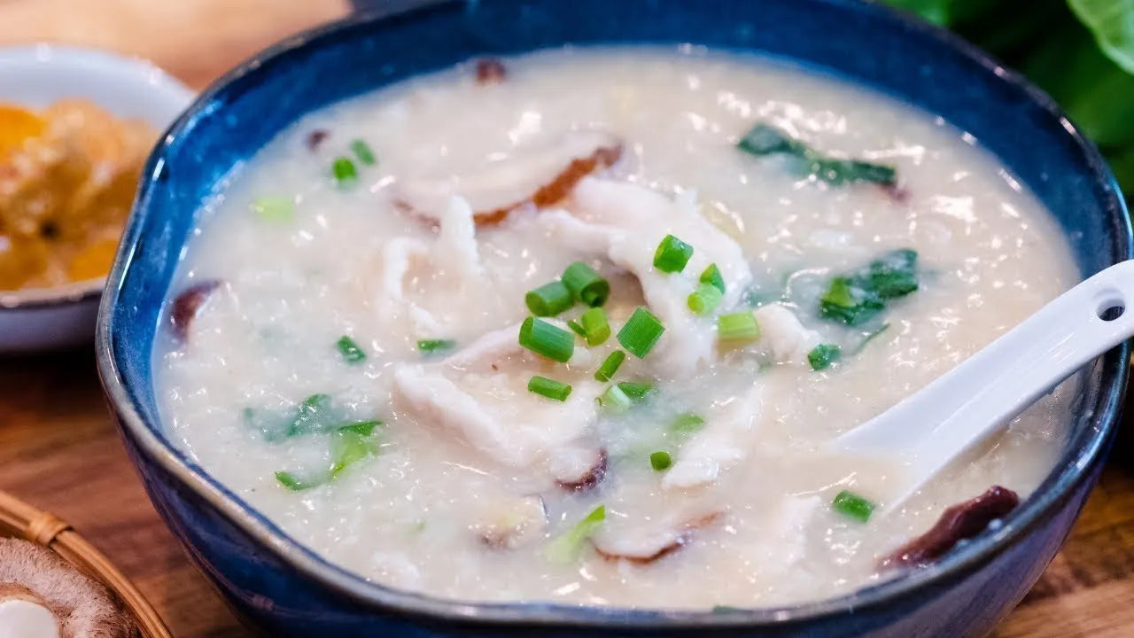 Chicken Congee w/ Mushroom