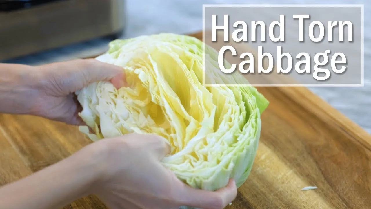 Hand Torn Cabbage