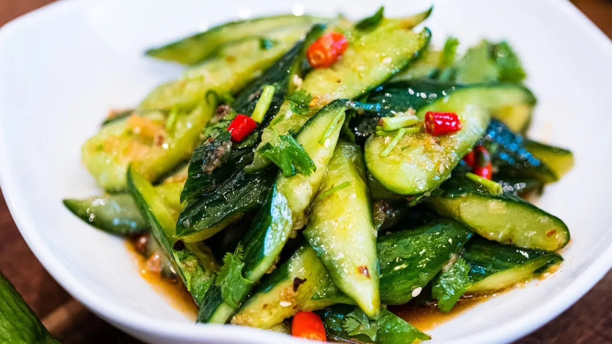 Smashed Cucumber Salad