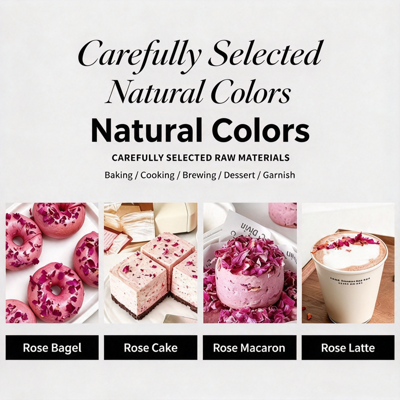 Dried Rose Petal Flakes (0.28oz/8g)