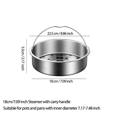 Stainless Steel Steamer Accessory For Rice Cookers