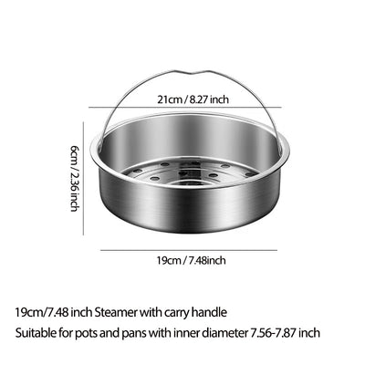 Stainless Steel Steamer Accessory For Rice Cookers