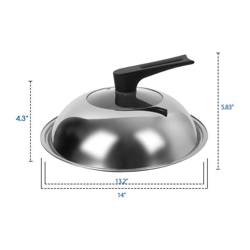 304 stainless steel lid