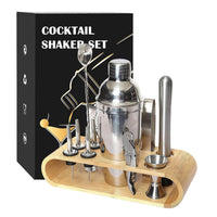 Bartender Kit with Bamboo Stand