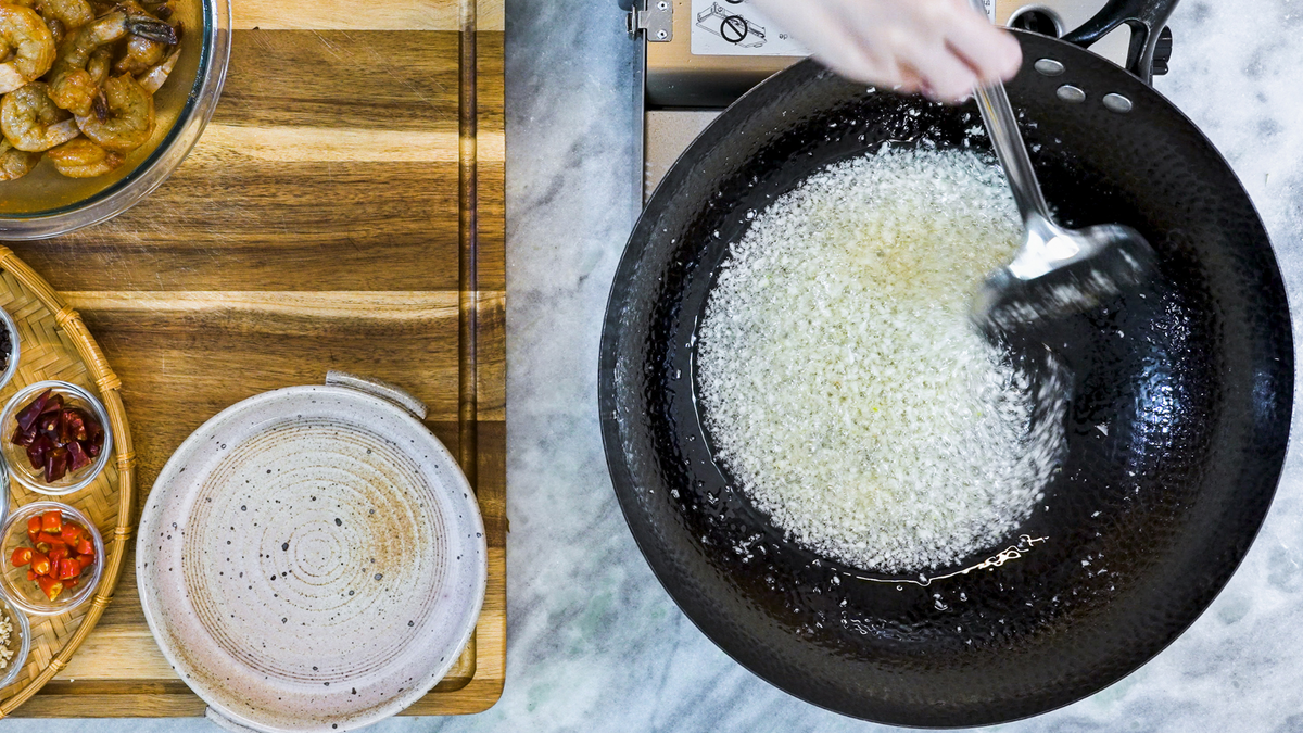 Carbon steel wok