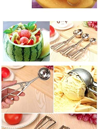 Dropship Large Ice Cream Scoop Stainless Steel Fruits Scoop Meat