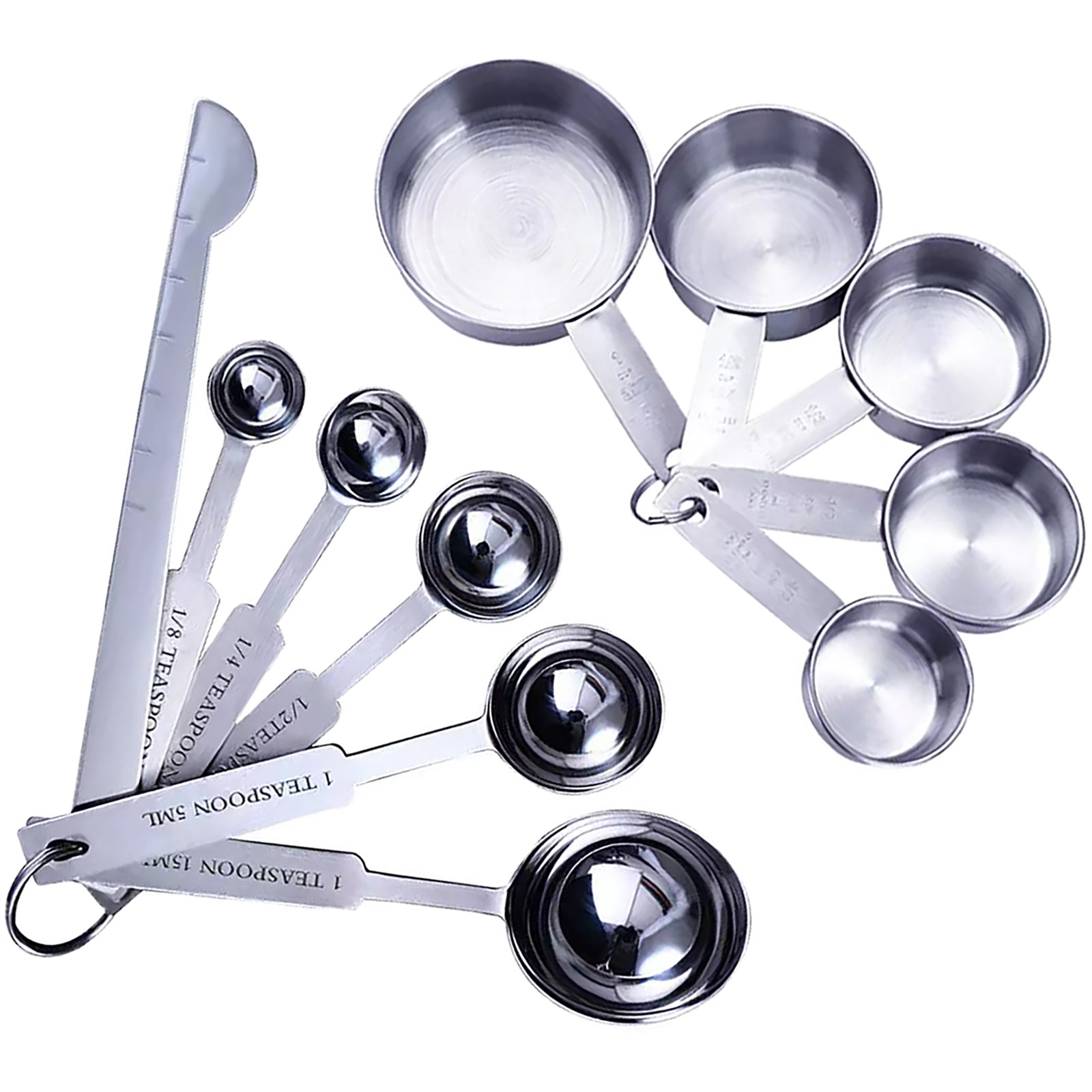 Stainless Steel Measuring Spoons and Cups Set