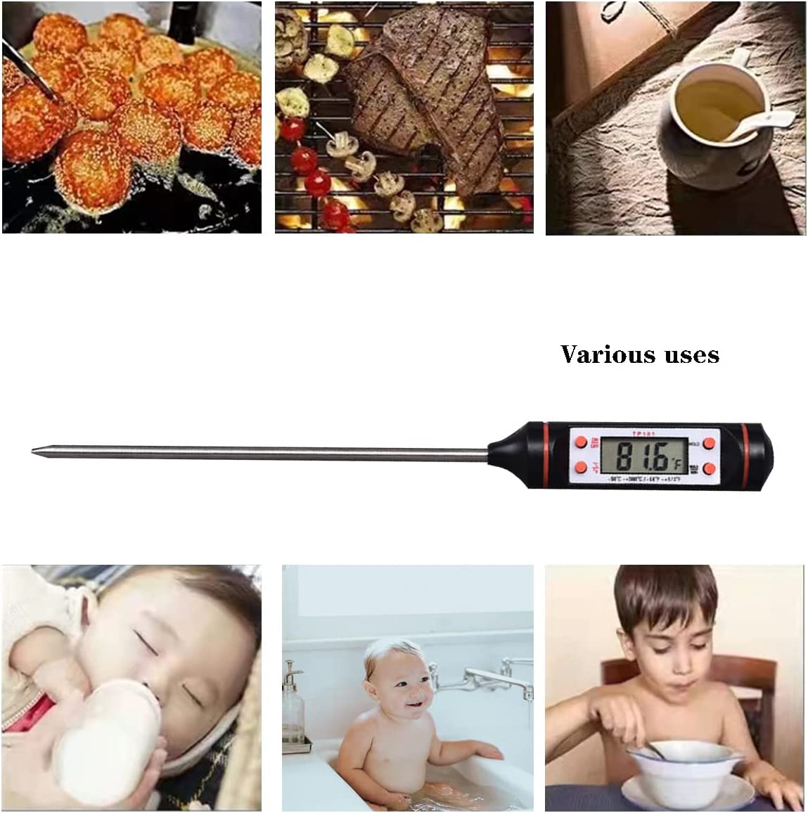 NEED'IT DIGITAL FOOD THERMOMETER .SCRAPCOOKING
