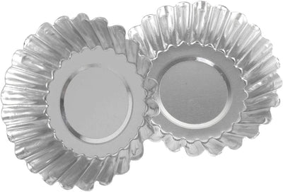 Egg Tart Molds / Mini Tart Pans / Aluminum Pie Tins / Muffin Baking Cups (30 pcs)