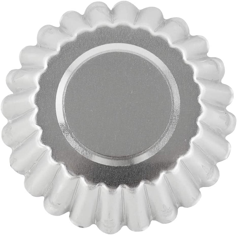 Egg Tart Molds / Mini Tart Pans / Aluminum Pie Tins / Muffin Baking Cups (30 pcs)