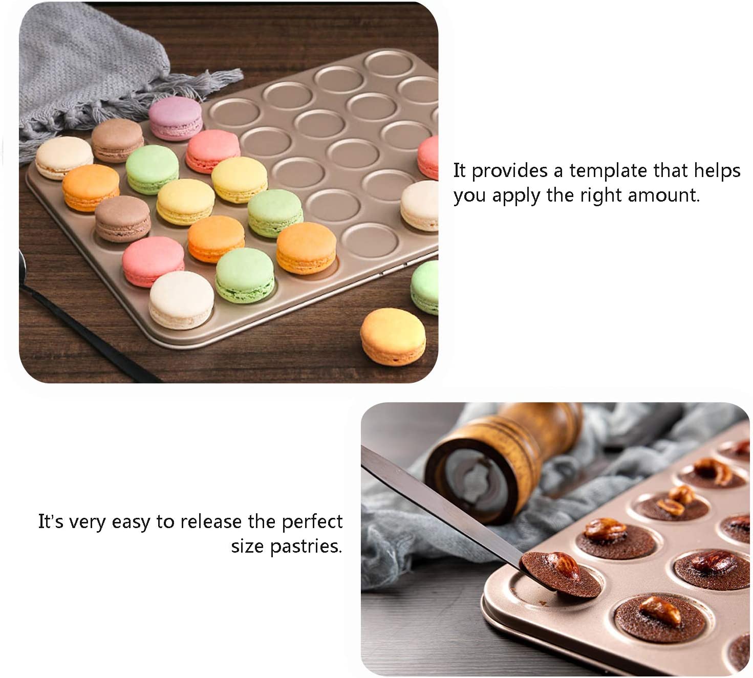 Macaron Cookie Pan - Perfect macarons everytime! – Curated Kitchenware