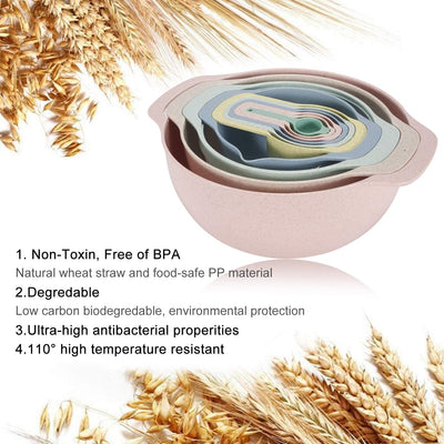 Mixing Bowls and Measuring Spoons Set