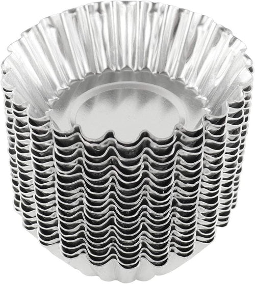 Aluminiumförmchen für Egg Tarts und Mini-Tartes (30 Stück)