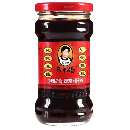 Lao Gan Ma Chili Crisp with Fermented Black Beans (280g/9.88oz)