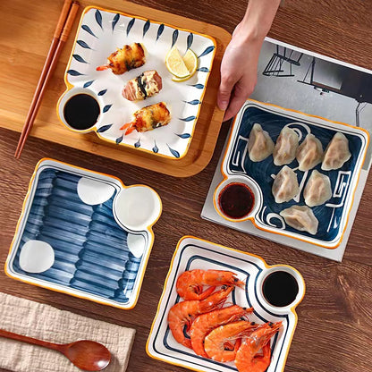 Dumpling Plate Set (4 pieces)