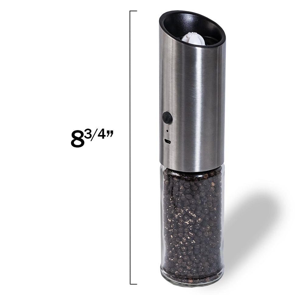 Rechargeable Electric Pepper Grinder Salt Pepper Mills Stainless
